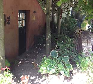 Der alte Eingang zum Cafe