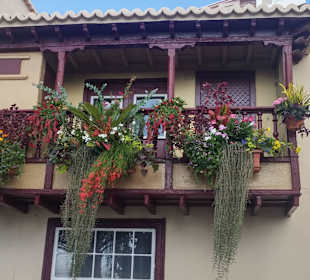 Eins der berühmten Balkone