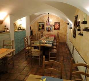 Im Gastraum des Mucho Gusto