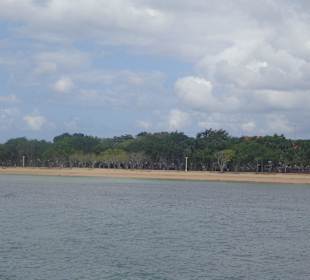 Blick auf den zweiten Strandabschnitt