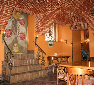 Wunderschön gestalteter Gastraum