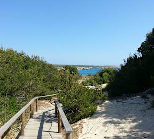 Weg zum Strand