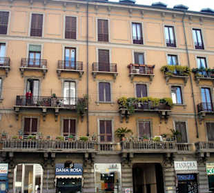 Auf der schönen Einkaufsstraße