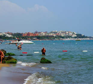 Vom Sunrise Richtung Kumköy-Evrenseki am Strand
