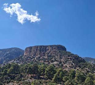 Felswand über Pinara