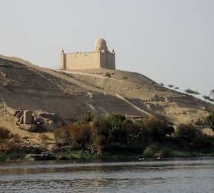 Blick von der Kitchener Insel auf das Aga Khan Mau