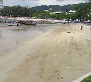 Ziemlich am Beachanfang 