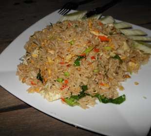 Friedrice mit Gemüse