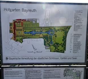 Lageplan des Hofgarten Bayreuth