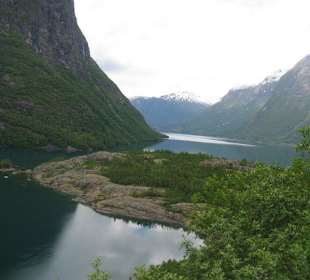 Wandelen bij jostedalsbreen