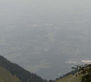 Aussicht vom Parkplatz