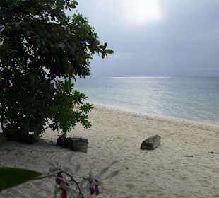 Vor dem Ravenala Resort White Beach