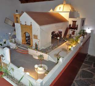 Modell einer Wallfahrtskapelle im Ecomuseo