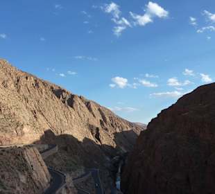 Incredible blue skies over the gorge