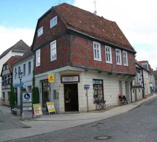 Emaliger Einkaufsladen