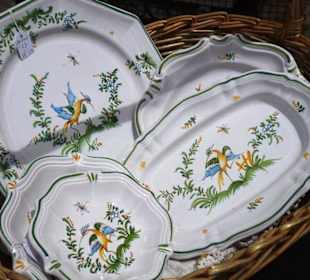 Geschäft mit Fayencen in Moustiers-Sainte-Marie