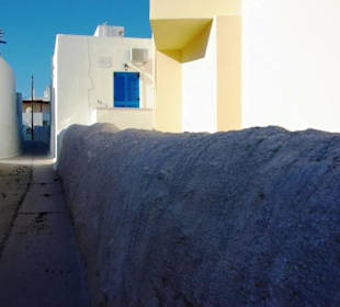 Santorin selbst im Bild Landschaft, Stadt