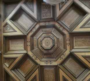 Das Jagdintarsienzimmer in der Veste Coburg