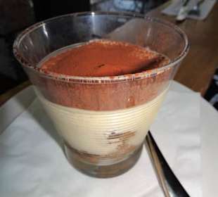 Tiramisu in der Trattoria La Stella