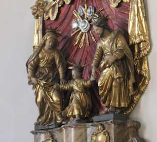 Die katholische Kirche St. Eucharius in Sommerach
