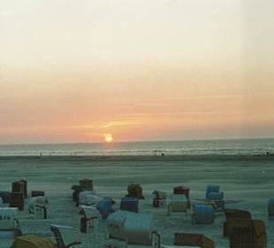 Sonnenuntergang am Strand