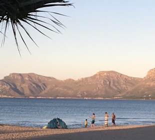 Blick zum Meer von der Terrasse
