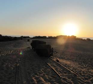 Il tramonto su Piscinas