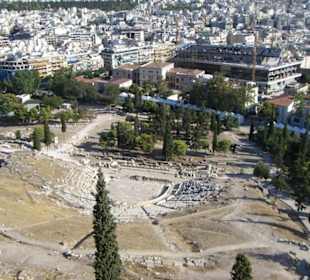 Stadtblick mit altem Theater