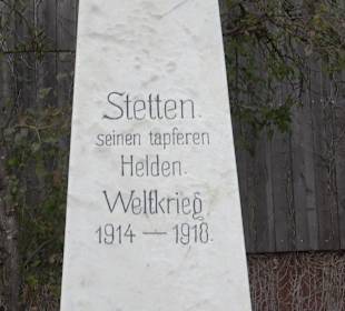 Kriegerdenkmal Stetten