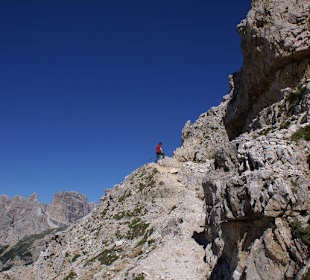 Weg zur Drei Zinnen Hütte