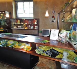 Empfang und Museumsshop des Brauereimuseums