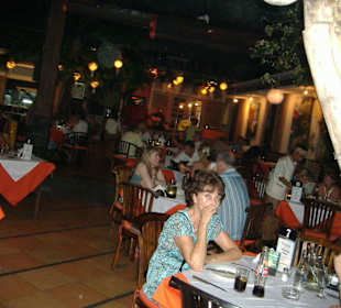 Blick über die Terrasse Nyomans Beergarden