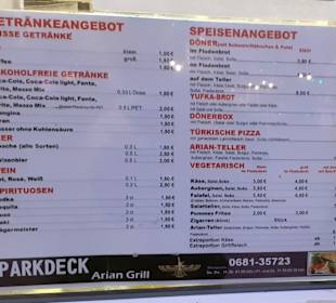 Parkdeck Arian Grill in Saarbrücken