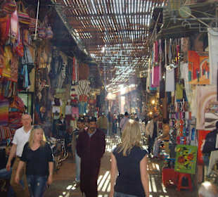 Souks in der Nähe des Riads