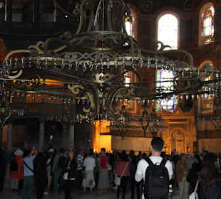 Hagia Sophia, riesiger Leuchter