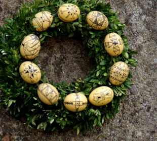Osterbrunnen in Großgeschaidt
