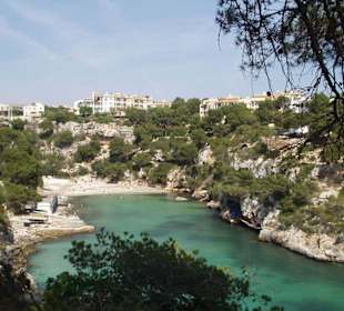 Ausblick zur Bucht und Hotel