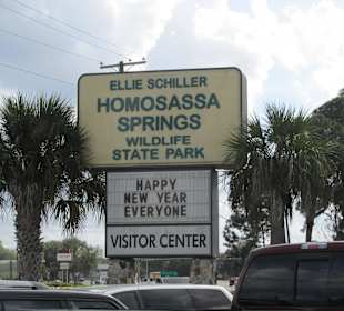 Homosassa Spring Schild