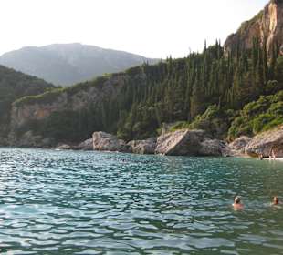 Blick vom Rovina Beach