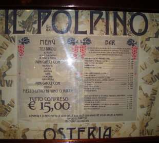 Menü Polpino Sestri Levante