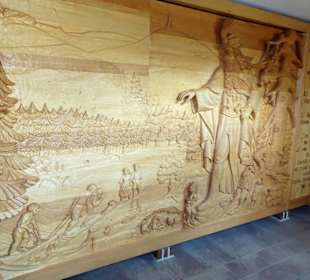 In den Ausstellungsräumen des Altvaterturmes