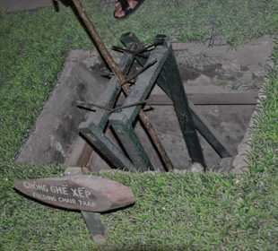 Folding chair trap