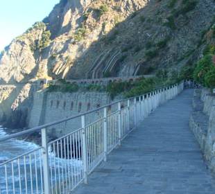 Der Liebesweg am Meer entlang