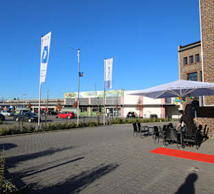 Blick auf den Parkplatz