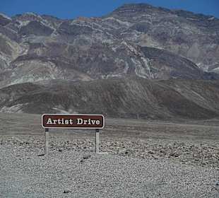 Deat Valley, Zufahrt Artist Drive