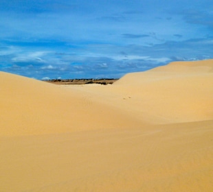 Weiße Sanddünen