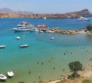 Die Bucht von Lindos