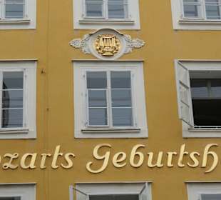 Salzburg: Mozarts Geburtshaus in der Getreidegasse