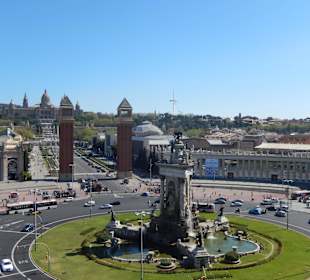 Widok z dachu Las Arenas