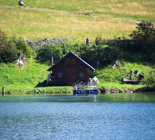 Die Hütte am Ende vom See